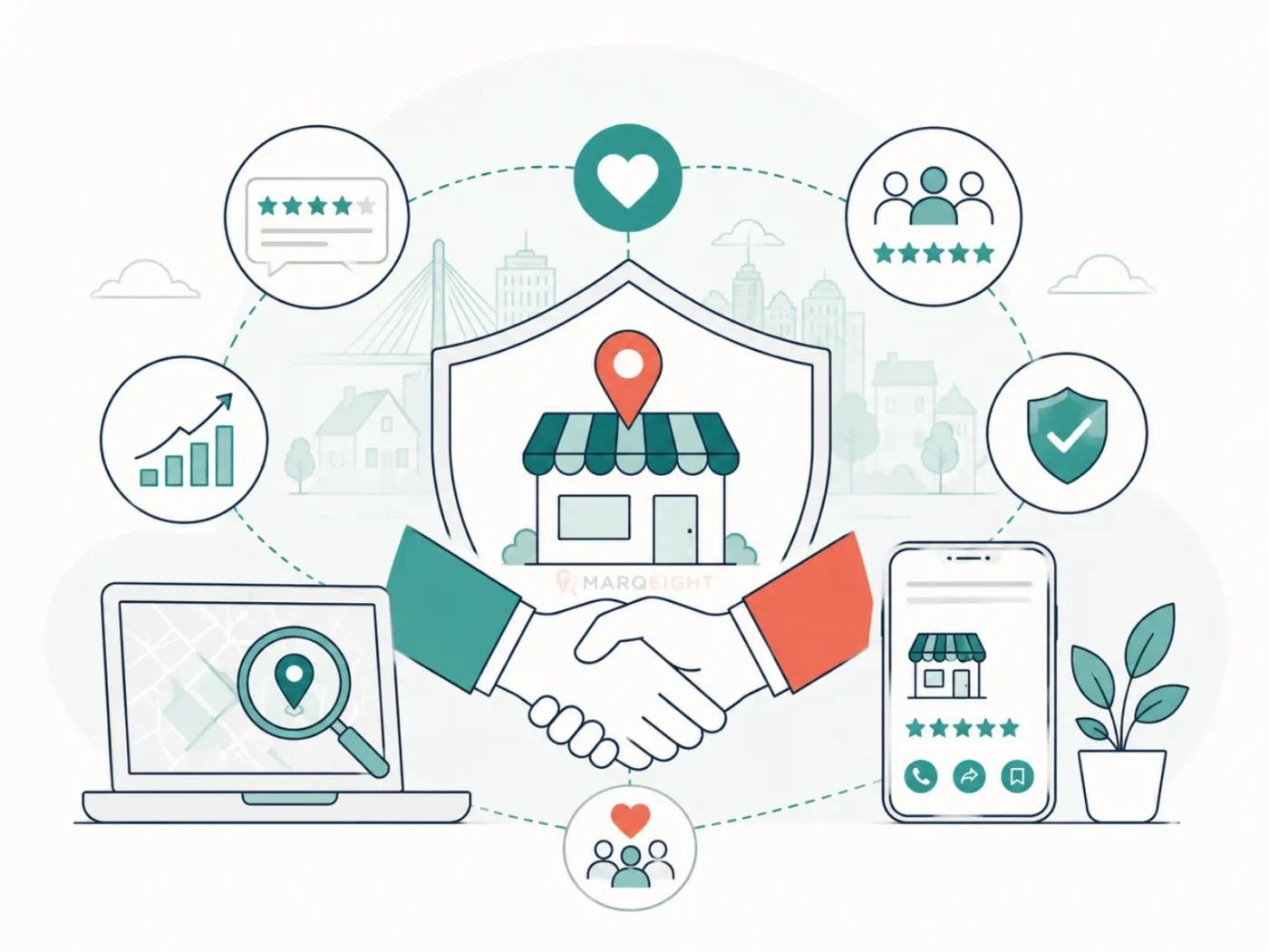 Beyond Rankings - How Local Digital Marketing Builds Trust - MarqEight